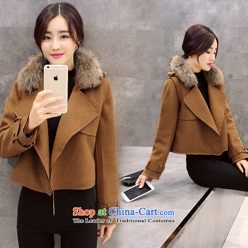 Sin has 2015 winter clothing new Korean citizenry video thin stylish and simple gross? and Color   M, Female jacket sin has shopping on the Internet has been pressed.