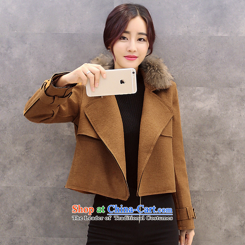 Sin has 2015 winter clothing new Korean citizenry video thin stylish and simple gross? and Color   M, Female jacket sin has shopping on the Internet has been pressed.