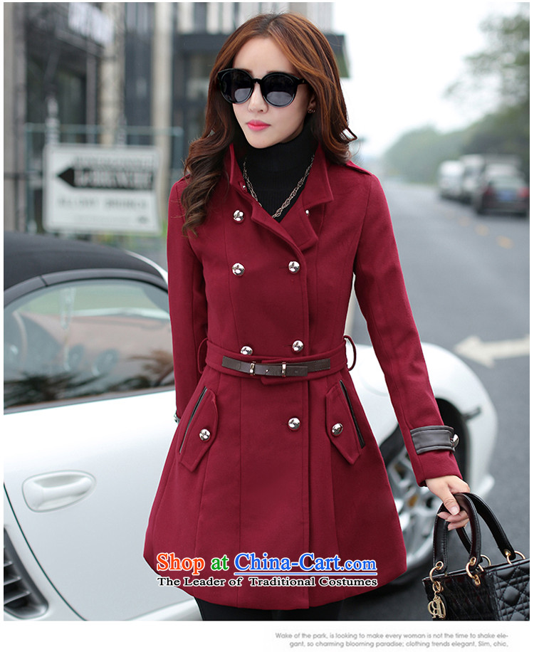 Sau San Solid Color Korea temperament version? coats wine red L picture, prices, brand platters! The elections are supplied in the national character of distribution, so action, buy now enjoy more preferential! As soon as possible.
