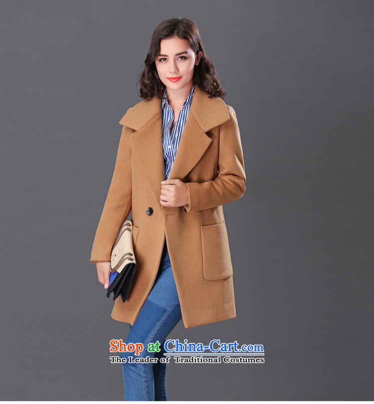 Ho Pui 2015 in New Women's Long cloak? female suit coats gross washable wool a wool coat large red L picture, prices, brand platters! The elections are supplied in the national character of distribution, so action, buy now enjoy more preferential! As soon as possible.