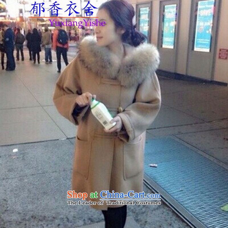 Yu Xiang Yi premises 201 nuclear sub gross collar cap color and snap the horns woolen coat gross and female color jacket? Yu Xiang Yi premises XL, YUXIANGYISHE (shopping on the Internet has been pressed.)