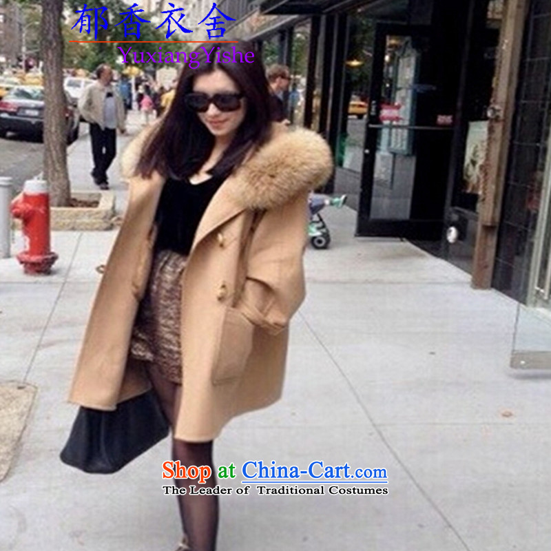 Yu Xiang Yi premises 201 nuclear sub gross collar cap color and snap the horns woolen coat gross and female color jacket? Yu Xiang Yi premises XL, YUXIANGYISHE (shopping on the Internet has been pressed.)