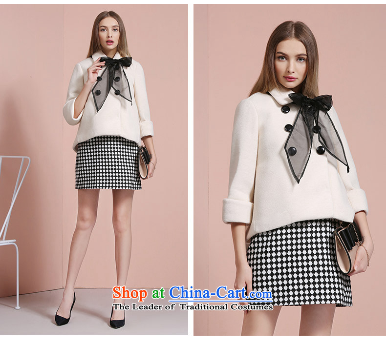 Seashell  2015 winter new double-lovely temperament bow tie a doll for coats of Gold Coat? XS picture, prices, brand platters! The elections are supplied in the national character of distribution, so action, buy now enjoy more preferential! As soon as possible.
