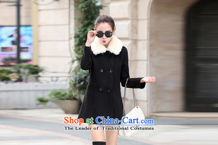 The first declared larger economy women's gross over the medium to longer term? jacket, loose double-a wool coat with collar \81461 WONG 3XL banana around 922.747 150 - 160131 Pictures, prices, brand platters! The elections are supplied in the national character of distribution, so action, buy now enjoy more preferential! As soon as possible.