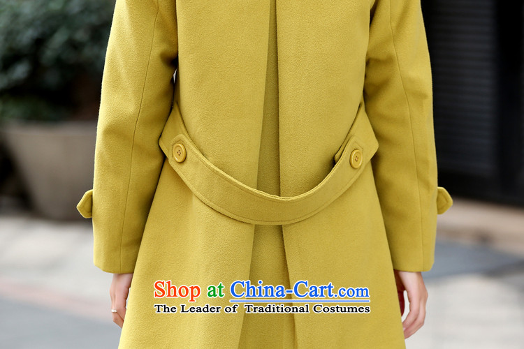 The first declared larger economy women's gross over the medium to longer term? jacket, loose double-a wool coat with collar \81461 WONG 3XL banana around 922.747 150 - 160131 Pictures, prices, brand platters! The elections are supplied in the national character of distribution, so action, buy now enjoy more preferential! As soon as possible.