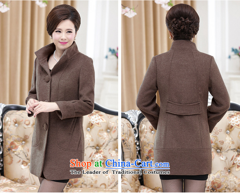 Mother jackets for winter coats Korean gross? In female long wool coat 15N388? Brown XXL picture, prices, brand platters! The elections are supplied in the national character of distribution, so action, buy now enjoy more preferential! As soon as possible.