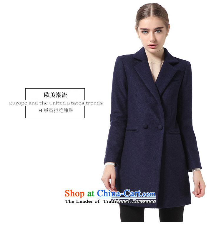 Hundreds of land silk woven 2015 autumn and winter new women's temperament wool long coats that? a jacket BL801203 Sau San big red - the cotton, L photo, prices, brand platters! The elections are supplied in the national character of distribution, so action, buy now enjoy more preferential! As soon as possible.