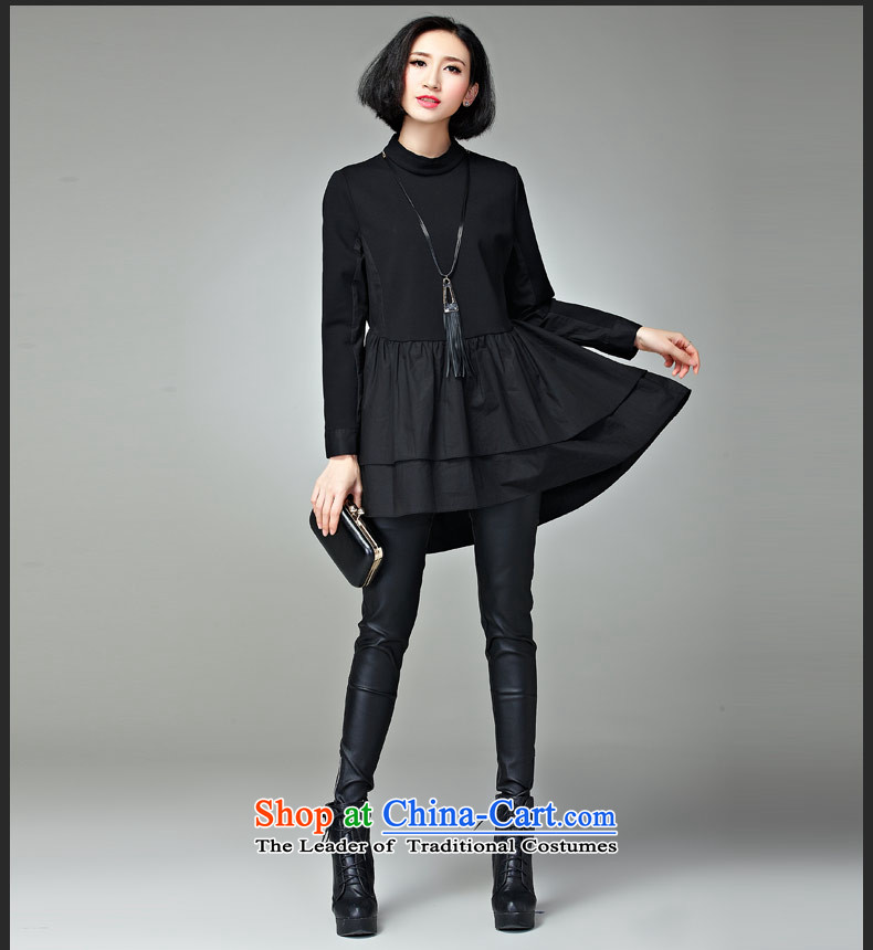 Large 2015 Women's winter clothing new new clothes in greater dignity long thick mm sister loose video thin, 200 catties autumn boxed long-sleeved black skirt XXXXL recommendations 165-185 catty picture, prices, brand platters! The elections are supplied in the national character of distribution, so action, buy now enjoy more preferential! As soon as possible.