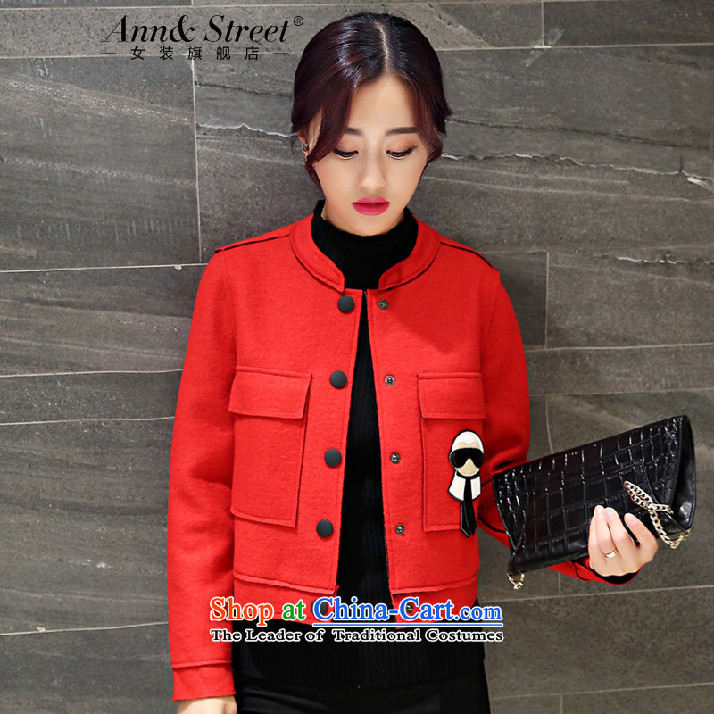 Anne Road 2015 new Korean style of autumn and winter round-neck collar long-sleeved Sau San cartoon characters gross jacket female Red? M, Anne Avenue (annstreet) , , , shopping on the Internet