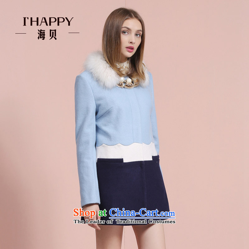 Seashell  2015 winter spell colors for a field in the Foutune of long long-sleeved blue coat gross? Blue M seashell , , , shopping on the Internet