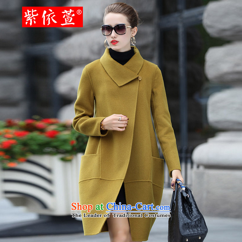 In accordance with the first fall 2015 Xuan stylish Sau San long wool jacket? 8202 Violet , L, purple to Xuan , , , shopping on the Internet