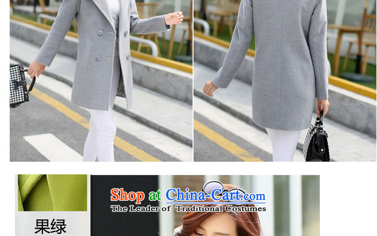 9Cayman 2015 Fort autumn and winter new Korean girl who decorated in double-long hair? 6069 coats wine red M picture, prices, brand platters! The elections are supplied in the national character of distribution, so action, buy now enjoy more preferential! As soon as possible.