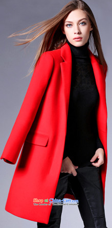 In 2015, the Cayman autumn and winter version won warm lapel long-sleeved wool coat and the European wind in small site incense long single row clip hair? t-shirt jacket red S picture, prices, brand platters! The elections are supplied in the national character of distribution, so action, buy now enjoy more preferential! As soon as possible.