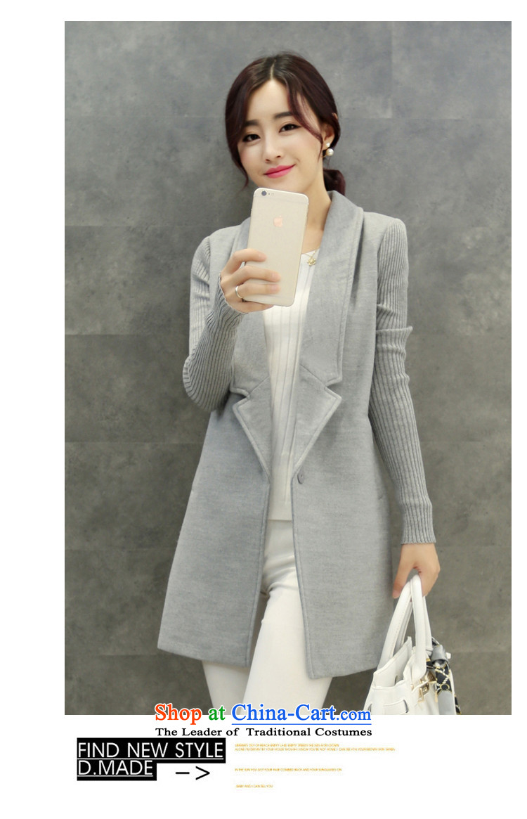 The achievement of poetry, 2015 autumn and winter new women's Korea version in the video thin long Sau San, Western business suits coats a knitting cuff gross? jacket female red windbreaker M picture, prices, brand platters! The elections are supplied in the national character of distribution, so action, buy now enjoy more preferential! As soon as possible.