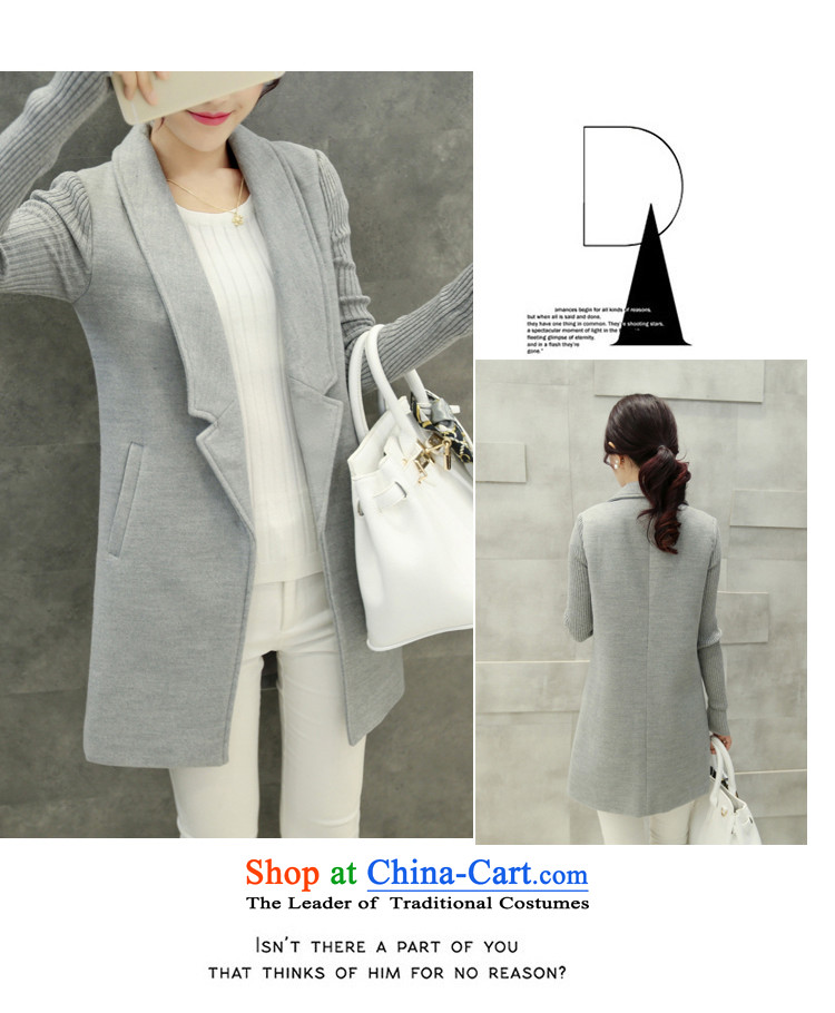 The achievement of poetry, 2015 autumn and winter new women's Korea version in the video thin long Sau San, Western business suits coats a knitting cuff gross? jacket female red windbreaker M picture, prices, brand platters! The elections are supplied in the national character of distribution, so action, buy now enjoy more preferential! As soon as possible.