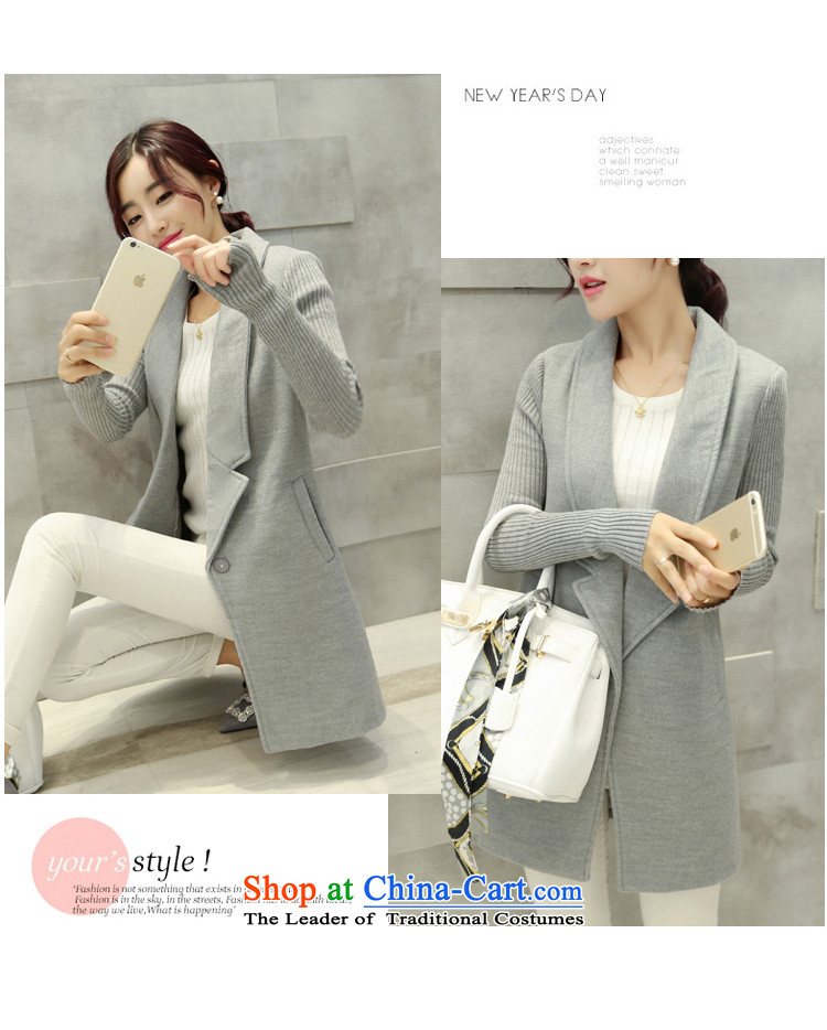 The achievement of poetry, 2015 autumn and winter new women's Korea version in the video thin long Sau San, Western business suits coats a knitting cuff gross? jacket female red windbreaker M picture, prices, brand platters! The elections are supplied in the national character of distribution, so action, buy now enjoy more preferential! As soon as possible.