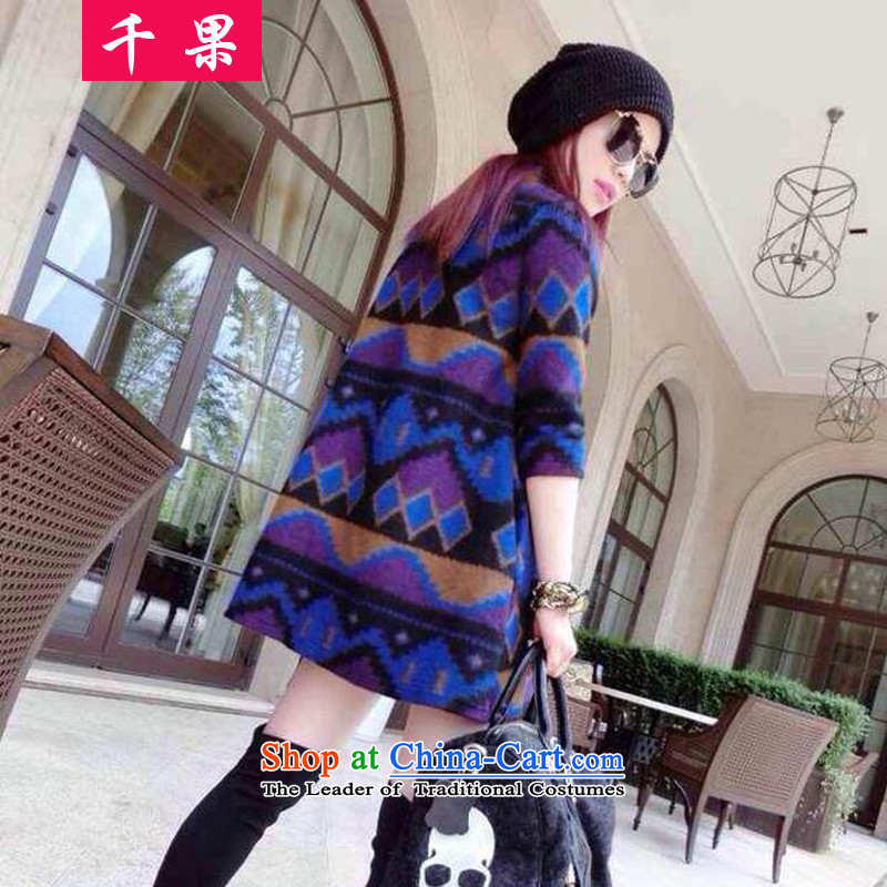 The results of the 2015 autumn and winter fat mm to xl forming the relaxd dress shirt thick sister Sau San video thin hair? dresses Jacket Color Picture 5XL175-215 5789, about 1,000 fruit (QIANGUO) , , , shopping on the Internet
