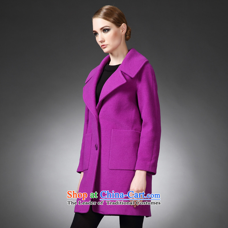 The elections of the same health maxchic stars Marguerite Hsichih 2015 winter trendy reverse collar double-ming-bag-wool coat is the auricle of the girl in the Purple S, Mary 21732 Hsichih maxchic (shopping on the Internet has been pressed.)