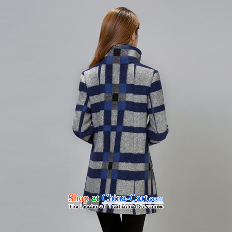 The YOYO optimization with 2015 winter clothing new stylish and elegant gross?   jacket female V1735 latticed picture color L, optimize us Anna , , , shopping on the Internet