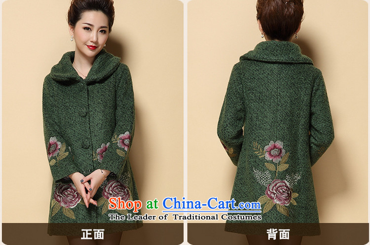 As of 2015, poetry of winter clothing new embroidery? In gross coats of large female MOM pack woolen coat jacket Y0538 GREEN XL Photo, prices, brand platters! The elections are supplied in the national character of distribution, so action, buy now enjoy more preferential! As soon as possible.