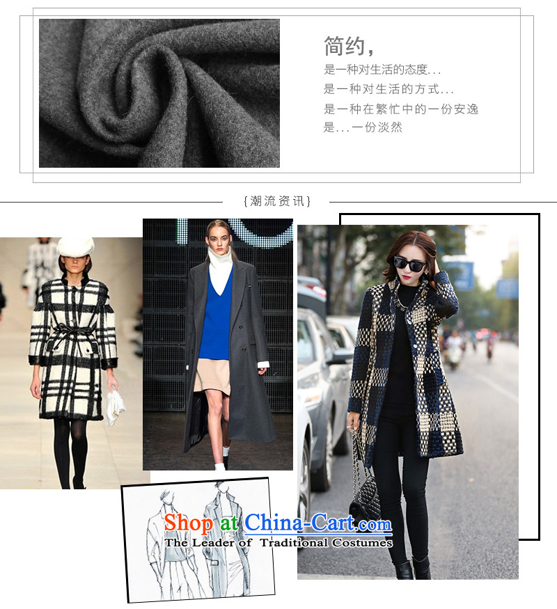 Xuan, Mrs Ure 2015 autumn and winter in a compartment of the new long hair? Jacket Korean female a wool coat 