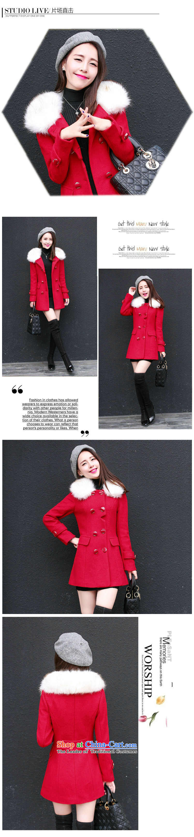 Flame of New Korea 2015 winter version of large numbers of women who are graphics thin a wool coat in the double-long hair? Jacket Yellow XL Photo, prices, brand platters! The elections are supplied in the national character of distribution, so action, buy now enjoy more preferential! As soon as possible.