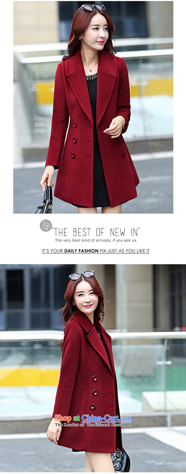 Ms Audrey EU's 2015 romantic Connie European site Korean New larger lapel autumn and winter coats girl in gross? Long temperament a wool coat jacket green L picture, prices, brand platters! The elections are supplied in the national character of distribution, so action, buy now enjoy more preferential! As soon as possible.