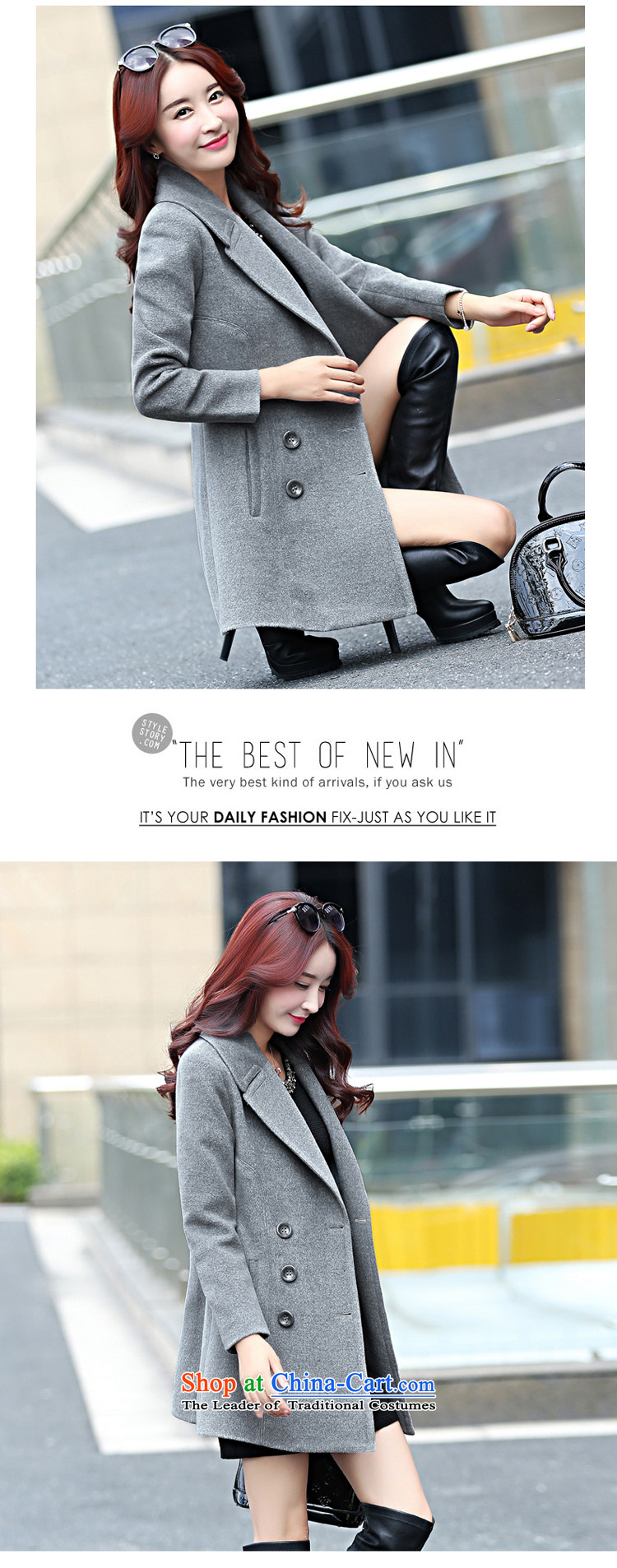 Ms Audrey EU's 2015 romantic Connie European site Korean New larger lapel autumn and winter coats girl in gross? Long temperament a wool coat jacket green L picture, prices, brand platters! The elections are supplied in the national character of distribution, so action, buy now enjoy more preferential! As soon as possible.