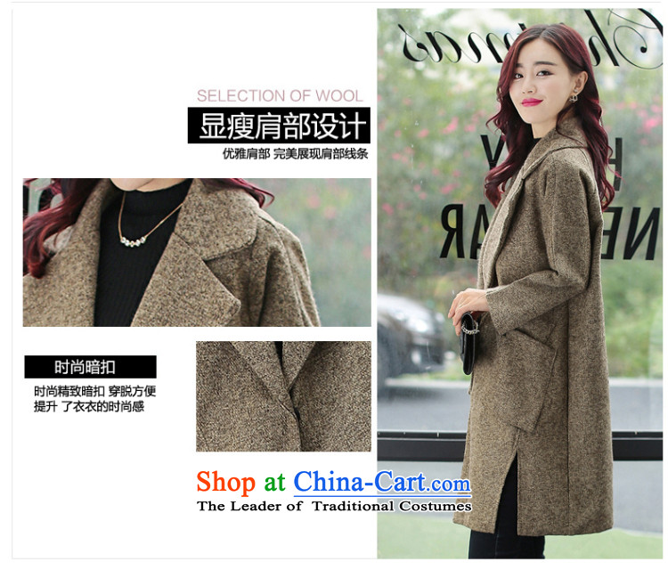 The new 2015 BVANE winter clothing Korean solid color jacket relaxd wild temperament lapel gross and color coats female? M picture, prices, brand platters! The elections are supplied in the national character of distribution, so action, buy now enjoy more preferential! As soon as possible.