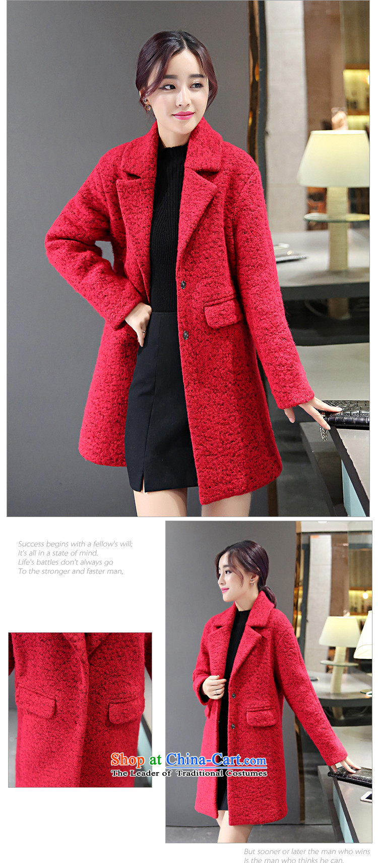 In accordance with the Addis Ababa Lai Hin gross? 2015 autumn and winter coats female new Korean version of large numbers of thin Cashmere wool is video-coats of gray 1568 female M picture, prices, brand platters! The elections are supplied in the national character of distribution, so action, buy now enjoy more preferential! As soon as possible.