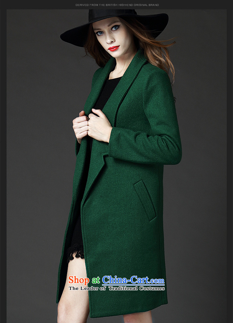 The Dumping 2015 winter clothing new products in thick long high-end temperament larger women's long-sleeved jacket   E5212 gross coats? green 3XL   recommendations about cost between HKD150-170 picture, prices, brand platters! The elections are supplied in the national character of distribution, so action, buy now enjoy more preferential! As soon as possible.