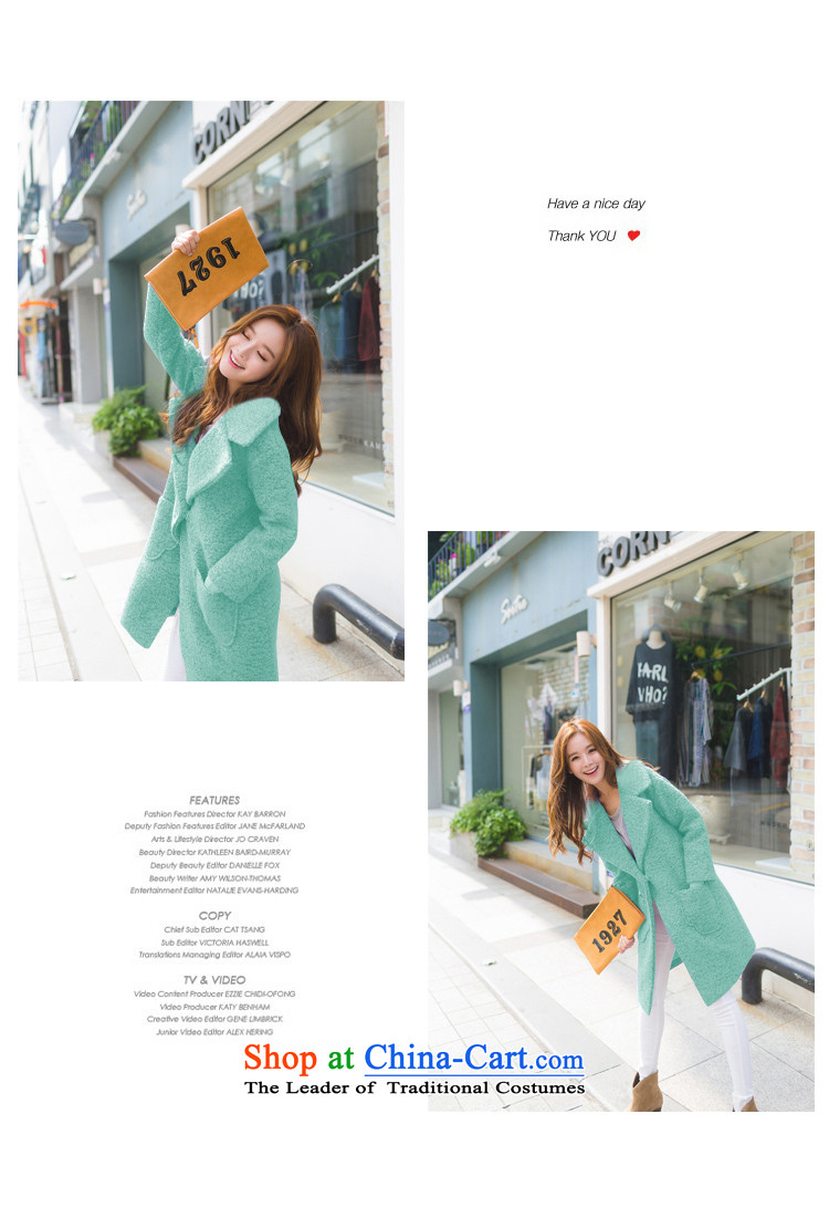 Park Seok-ngan 2015 Winter Female Korean version of the new coats of Sau San over the medium to longer term?)? female YS6905 gross coats purple L picture, prices, brand platters! The elections are supplied in the national character of distribution, so action, buy now enjoy more preferential! As soon as possible.