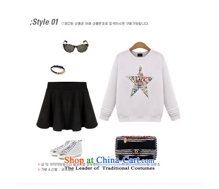 Thousands of fruit thick mm autumn female larger fall inside the girl coat 2015 to increase the burden of long-sleeved sweater fatties 200 loose coat 0592 4XL Photo Black, prices, brand platters! The elections are supplied in the national character of distribution, so action, buy now enjoy more preferential! As soon as possible.