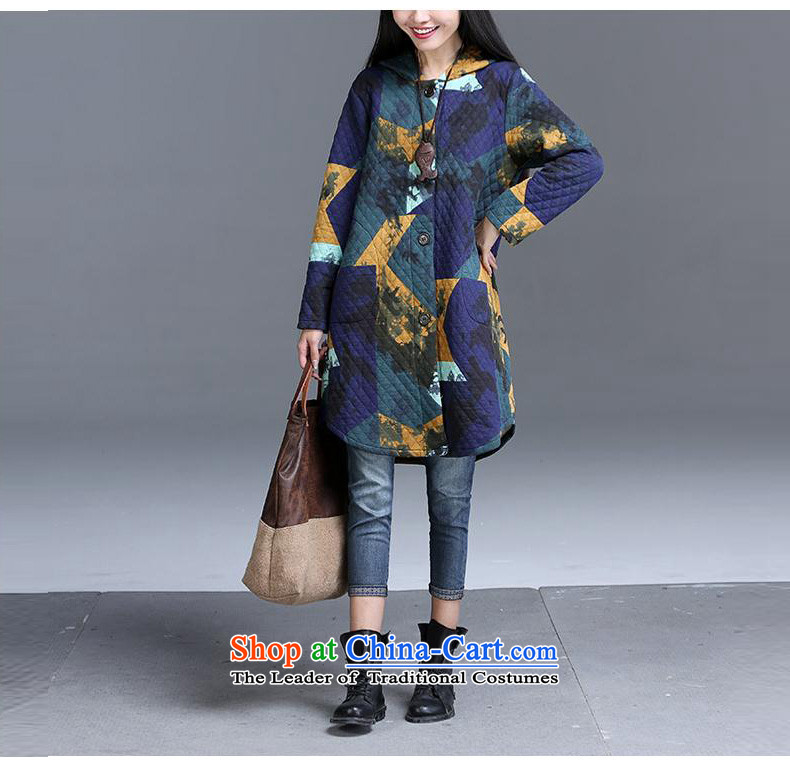 Equipment for autumn and winter clothing new products original Ms. large thick sweater Korean Cap 8045 Stamp Cardigan jacket blue XXL picture, prices, brand platters! The elections are supplied in the national character of distribution, so action, buy now enjoy more preferential! As soon as possible.