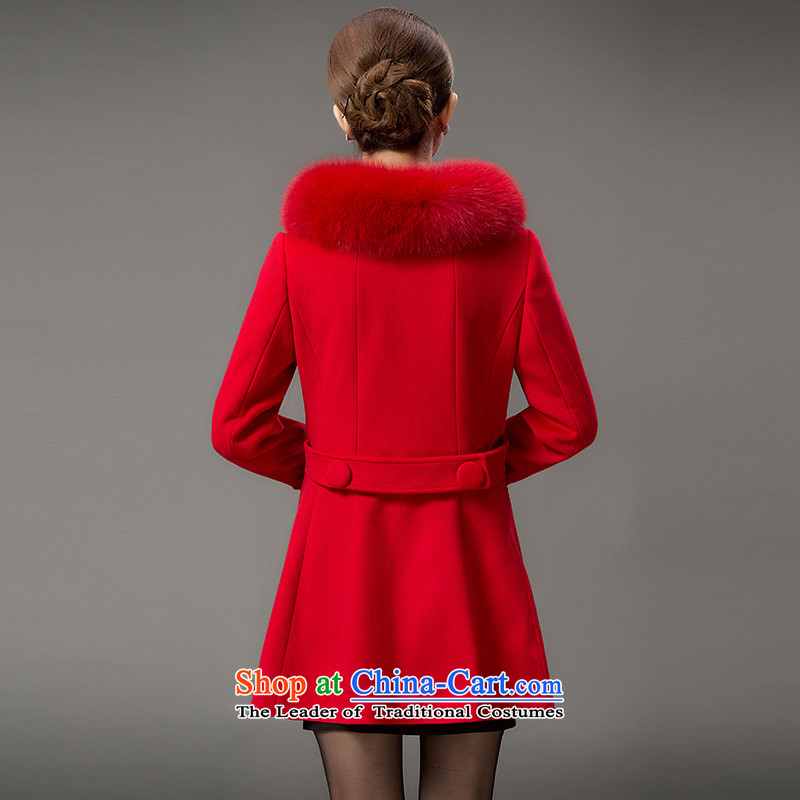 The CD is still products new products in the autumn and winter long wool a wool coat stylish temperament 5918 Override Shutdown? large red jacket gross XL, that there are only , , , shopping on the Internet