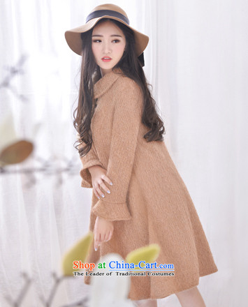 Fireworks hot new winter 2015) women's temperament loose version? Jacket coat happy gross khaki L pre-sale picture, prices, brand platters! The elections are supplied in the national character of distribution, so action, buy now enjoy more preferential! As soon as possible.
