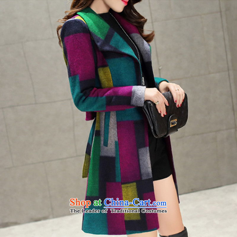 The holy day average 2015 Ying autumn and winter new Women's jacket in a compartment being decorated long hair? S613 Blue XXL, coats the holy day average.... Ying shopping on the Internet