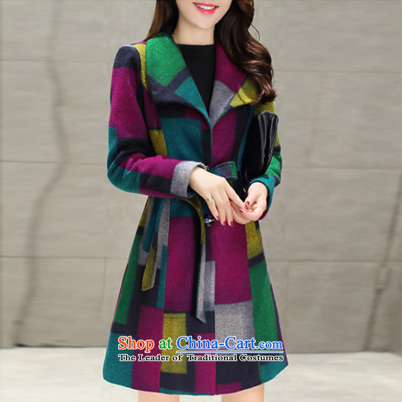 The holy day average 2015 Ying autumn and winter new Women's jacket in a compartment being decorated long hair? S613 Blue XXL, coats the holy day average.... Ying shopping on the Internet