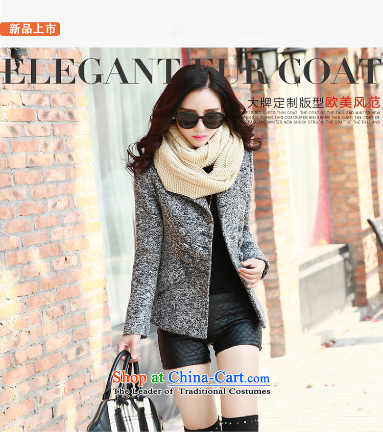 Strong Women's wing in the length of the new 2015, Sau San Mao jacket coat female LMYRA26? Light Gray M picture, prices, brand platters! The elections are supplied in the national character of distribution, so action, buy now enjoy more preferential! As soon as possible.
