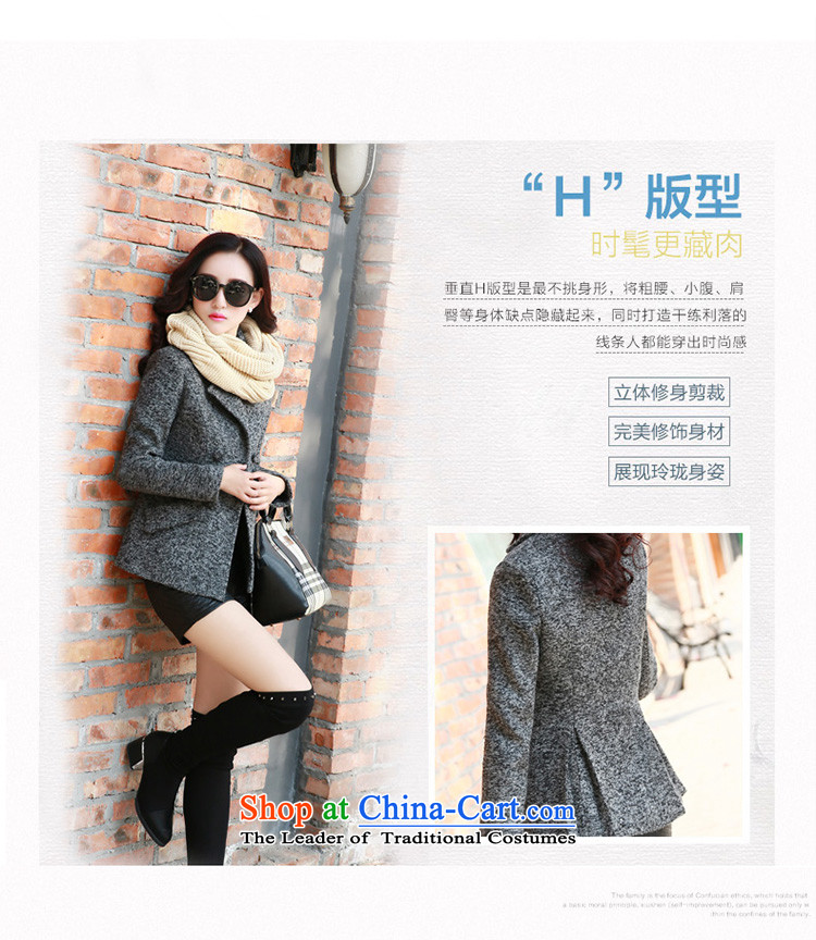 Strong Women's wing in the length of the new 2015, Sau San Mao jacket coat female LMYRA26? Light Gray M picture, prices, brand platters! The elections are supplied in the national character of distribution, so action, buy now enjoy more preferential! As soon as possible.
