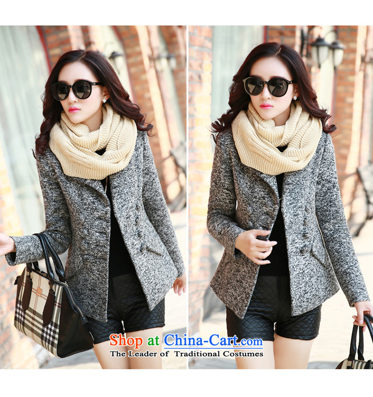 Strong Women's wing in the length of the new 2015, Sau San Mao jacket coat female LMYRA26? Light Gray M picture, prices, brand platters! The elections are supplied in the national character of distribution, so action, buy now enjoy more preferential! As soon as possible.