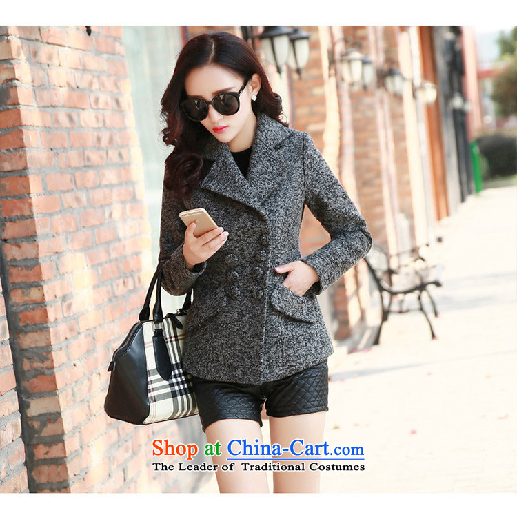 Strong Women's wing in the length of the new 2015, Sau San Mao jacket coat female LMYRA26? Light Gray M picture, prices, brand platters! The elections are supplied in the national character of distribution, so action, buy now enjoy more preferential! As soon as possible.