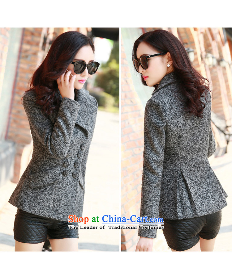 Strong Women's wing in the length of the new 2015, Sau San Mao jacket coat female LMYRA26? Light Gray M picture, prices, brand platters! The elections are supplied in the national character of distribution, so action, buy now enjoy more preferential! As soon as possible.