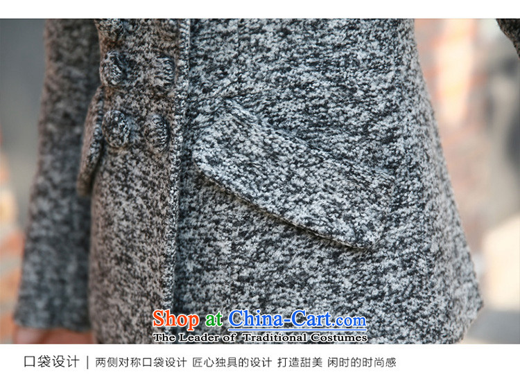 Strong Women's wing in the length of the new 2015, Sau San Mao jacket coat female LMYRA26? Light Gray M picture, prices, brand platters! The elections are supplied in the national character of distribution, so action, buy now enjoy more preferential! As soon as possible.