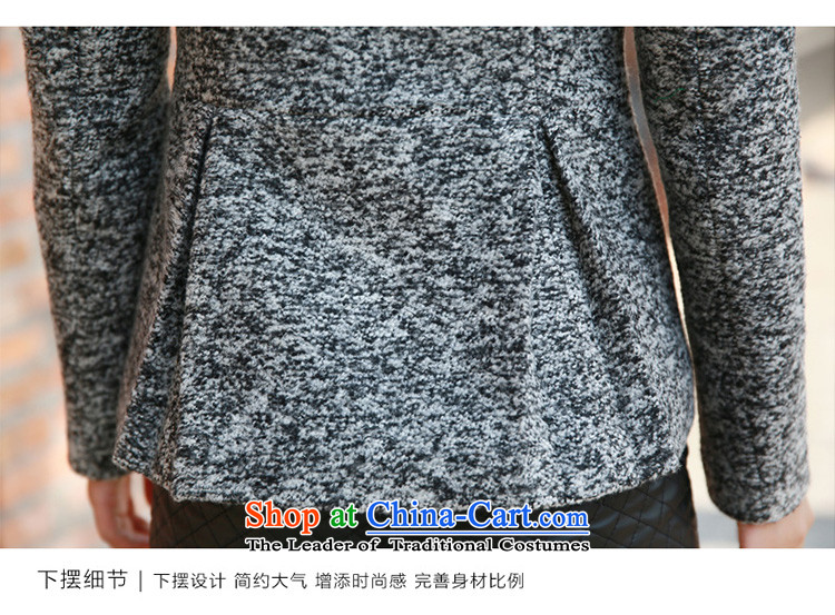 Strong Women's wing in the length of the new 2015, Sau San Mao jacket coat female LMYRA26? Light Gray M picture, prices, brand platters! The elections are supplied in the national character of distribution, so action, buy now enjoy more preferential! As soon as possible.