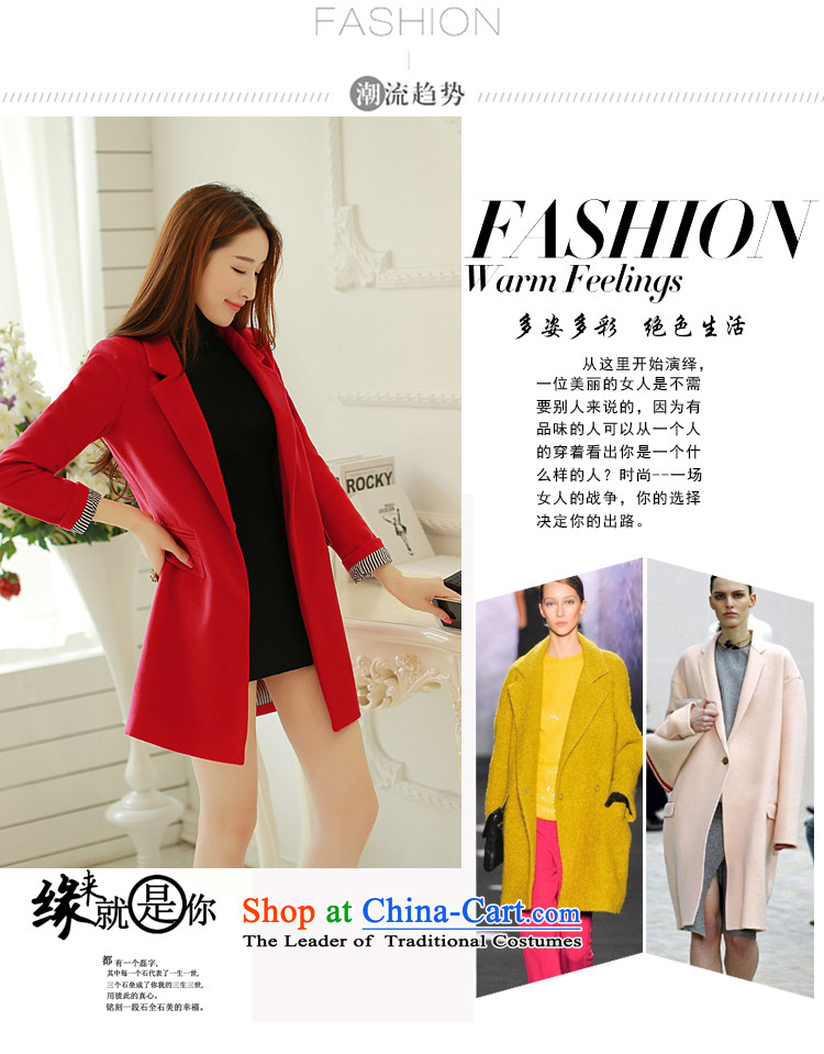 The population exposed in Arabic 2015 autumn and winter Selina Chow load new Korean version in the Sau San long Leisure single row clip hair?? The coats female coat 808 yellow S picture, prices, brand platters! The elections are supplied in the national character of distribution, so action, buy now enjoy more preferential! As soon as possible.