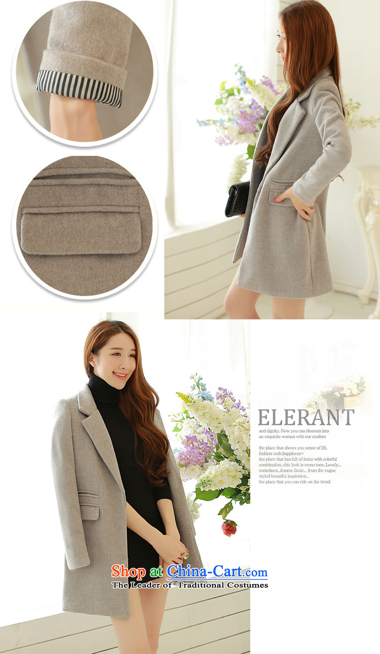 The population exposed in Arabic 2015 autumn and winter Selina Chow load new Korean version in the Sau San long Leisure single row clip hair?? The coats female coat 808 yellow S picture, prices, brand platters! The elections are supplied in the national character of distribution, so action, buy now enjoy more preferential! As soon as possible.