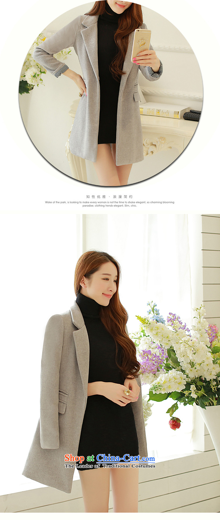 The population exposed in Arabic 2015 autumn and winter Selina Chow load new Korean version in the Sau San long Leisure single row clip hair?? The coats female coat 808 yellow S picture, prices, brand platters! The elections are supplied in the national character of distribution, so action, buy now enjoy more preferential! As soon as possible.