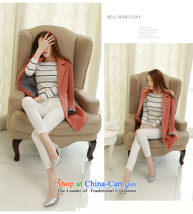 The population exposed in Arabic 2015 autumn and winter Selina Chow load new Korean version in the Sau San long Leisure single row clip hair?? The coats female coat 808 yellow S picture, prices, brand platters! The elections are supplied in the national character of distribution, so action, buy now enjoy more preferential! As soon as possible.
