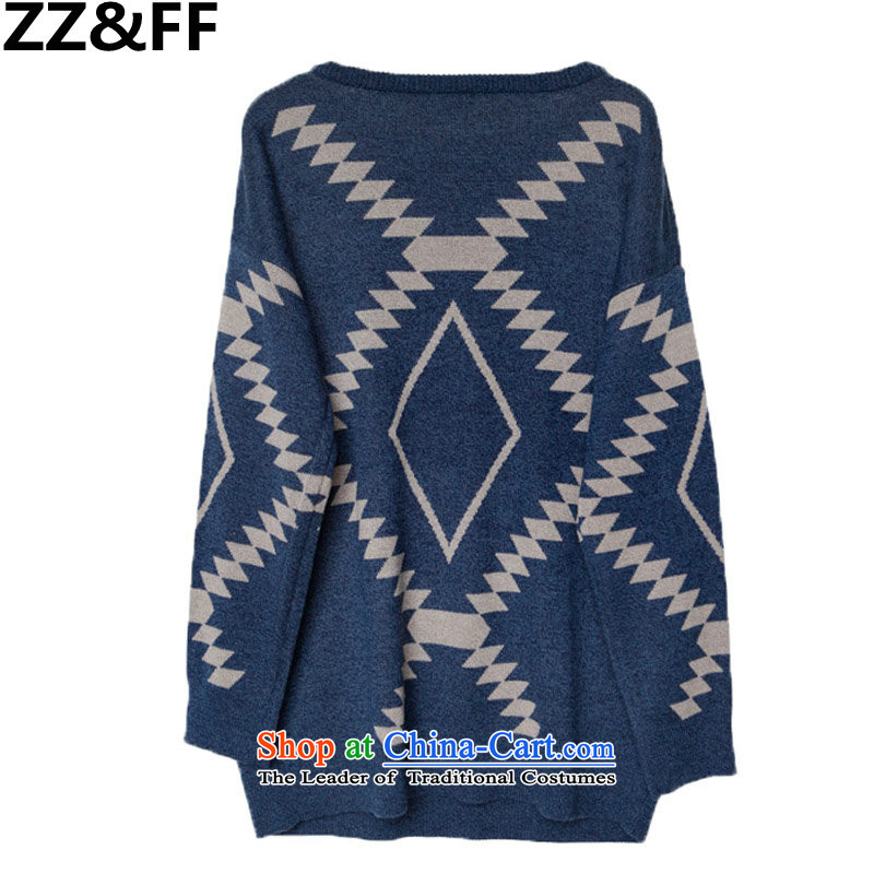 2015 Autumn and winter king Zz&ff Code women thick MM200 catty loose thick Wool Sweater Knit-forming the shirt color picture XXXXL,ZZ&FF,,, shopping on the Internet